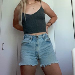 VINTAGE levis jean shorts